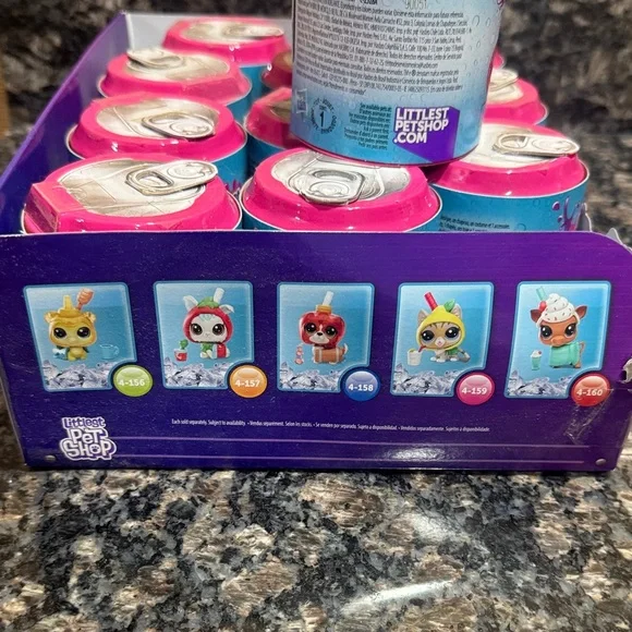 Littlest Pet Shop Pink and Blue Collectible Cans - Picture 2 of 5